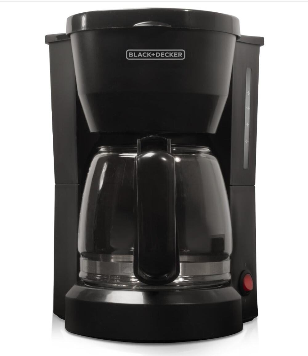 BLACK+DECKER Single-Serve Coffee Maker with 50oz Reservoir (Black, DCM600B)